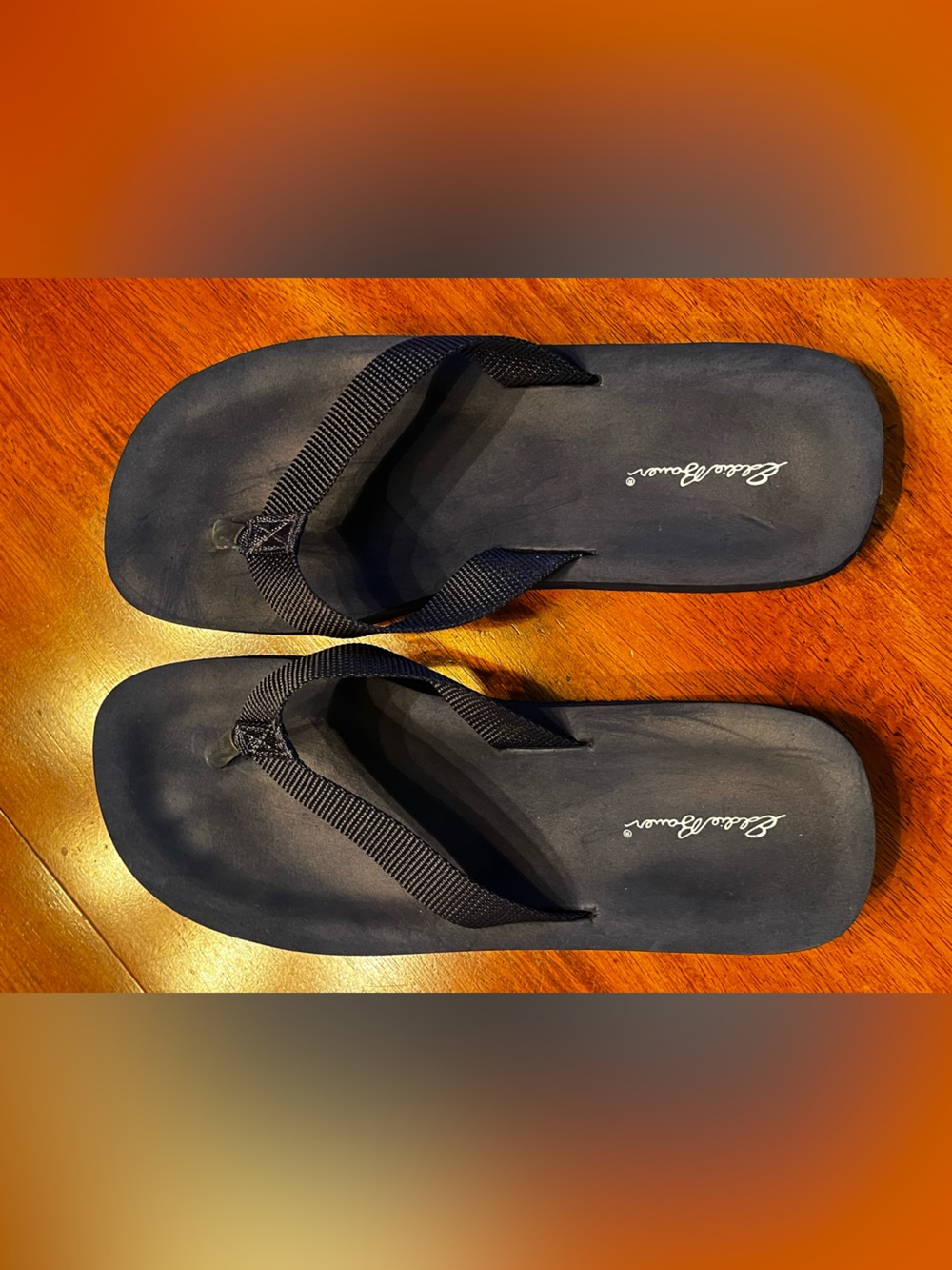 Eddie Bauer Navy Foam Flip-Flop Sandals